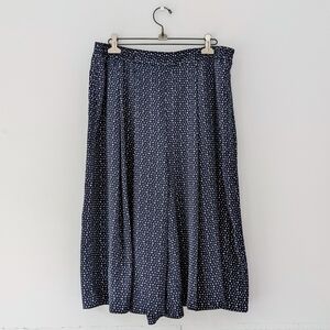 TanJay Women's Polka Dot Palazzo Midi Pants ~ Size Large